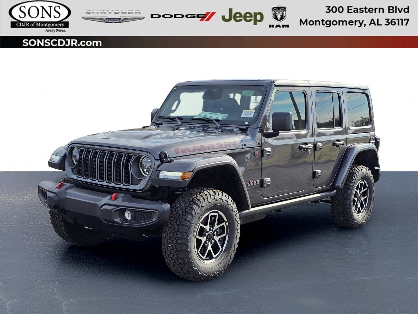 New 2026 Jeep Wrangler Unlimited Rubicon w/ Safety Group