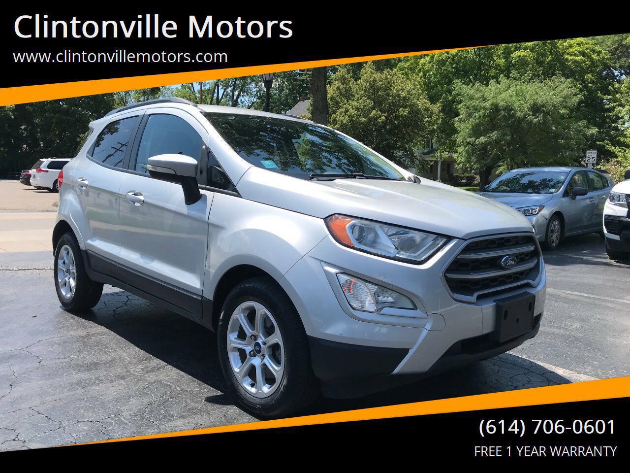 Used 2020 Ford EcoSport SE w/ SE Convenience Package