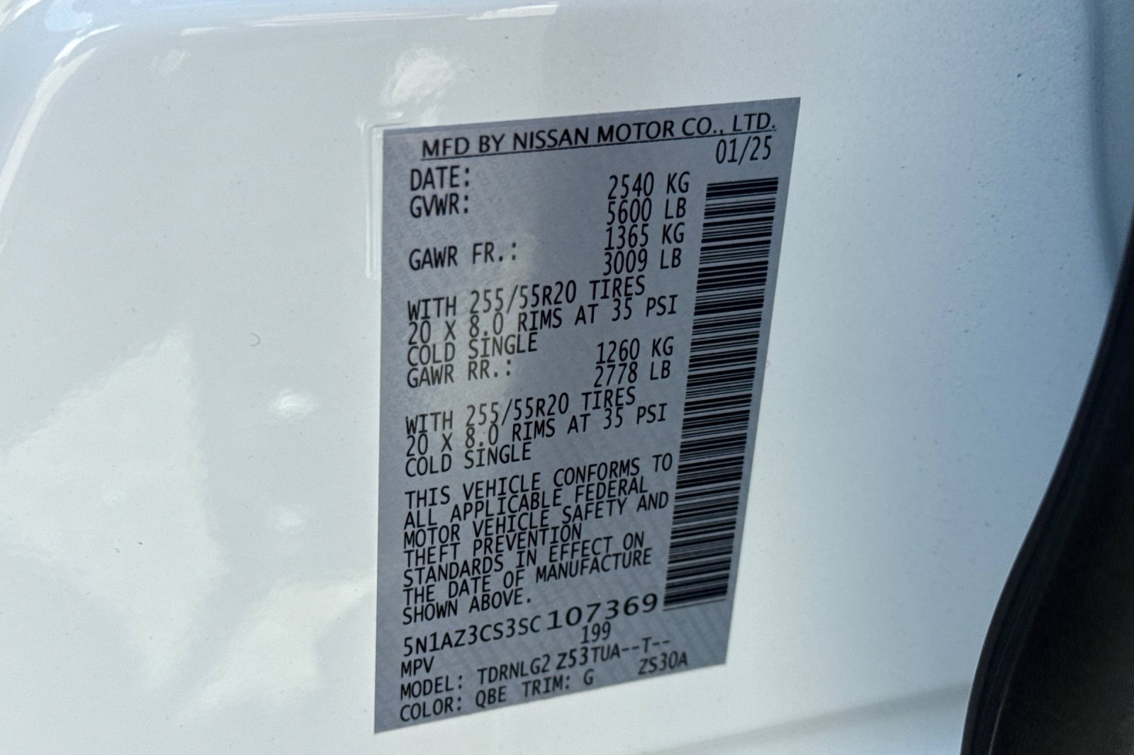 New 2025 Nissan Murano SL image 25