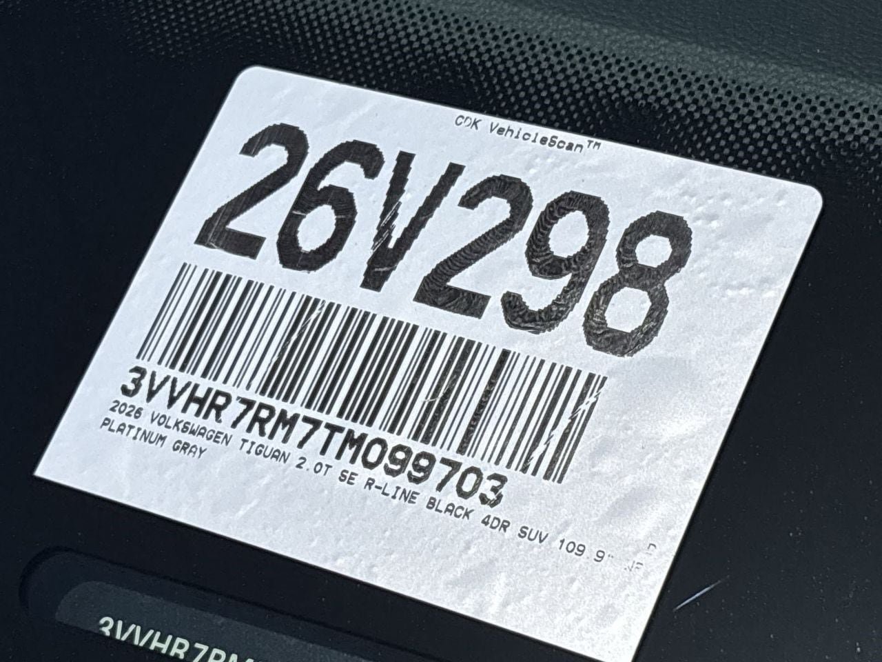 New 2026 Volkswagen Tiguan SE R-Line FWD image 30