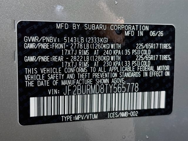 New 2026 Subaru Outback Wilderness AWD/4WD image 33