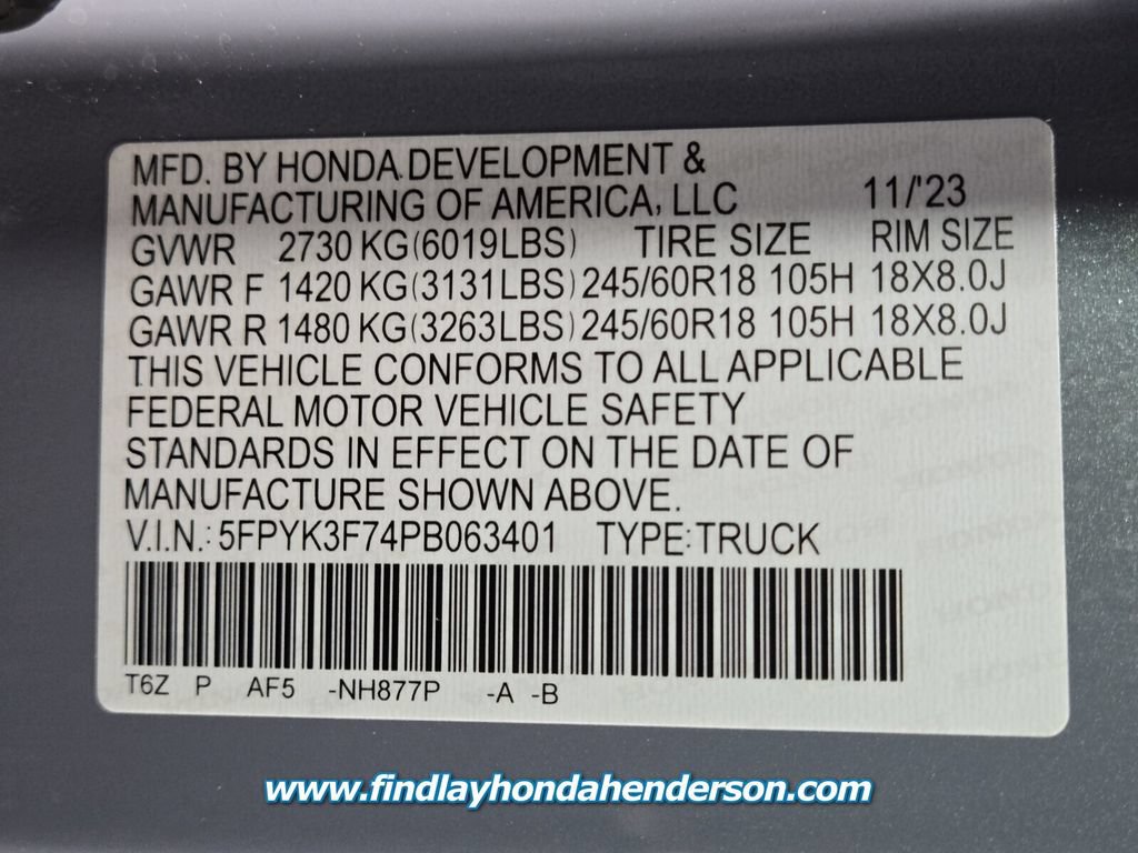 Certified 2023 Honda Ridgeline RTL-E image 14