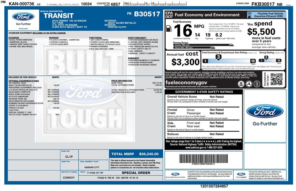 Used 2015 Ford Transit 150 XLT image 9