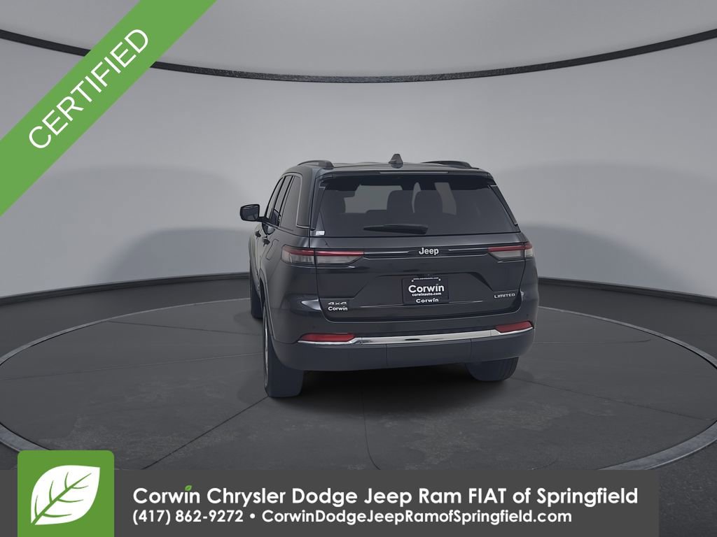 Certified 2023 Jeep Grand Cherokee Limited w/ Trailer Tow Prep Group (B) image 12