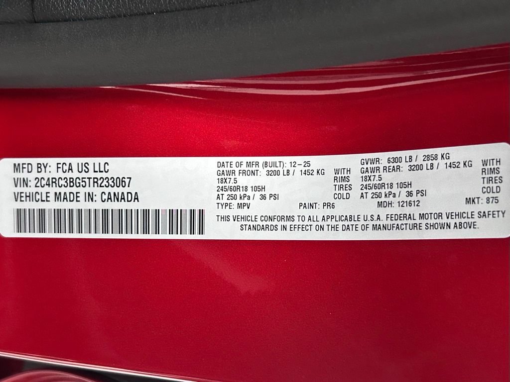 New 2026 Chrysler Pacifica Select AWD/4WD image 24