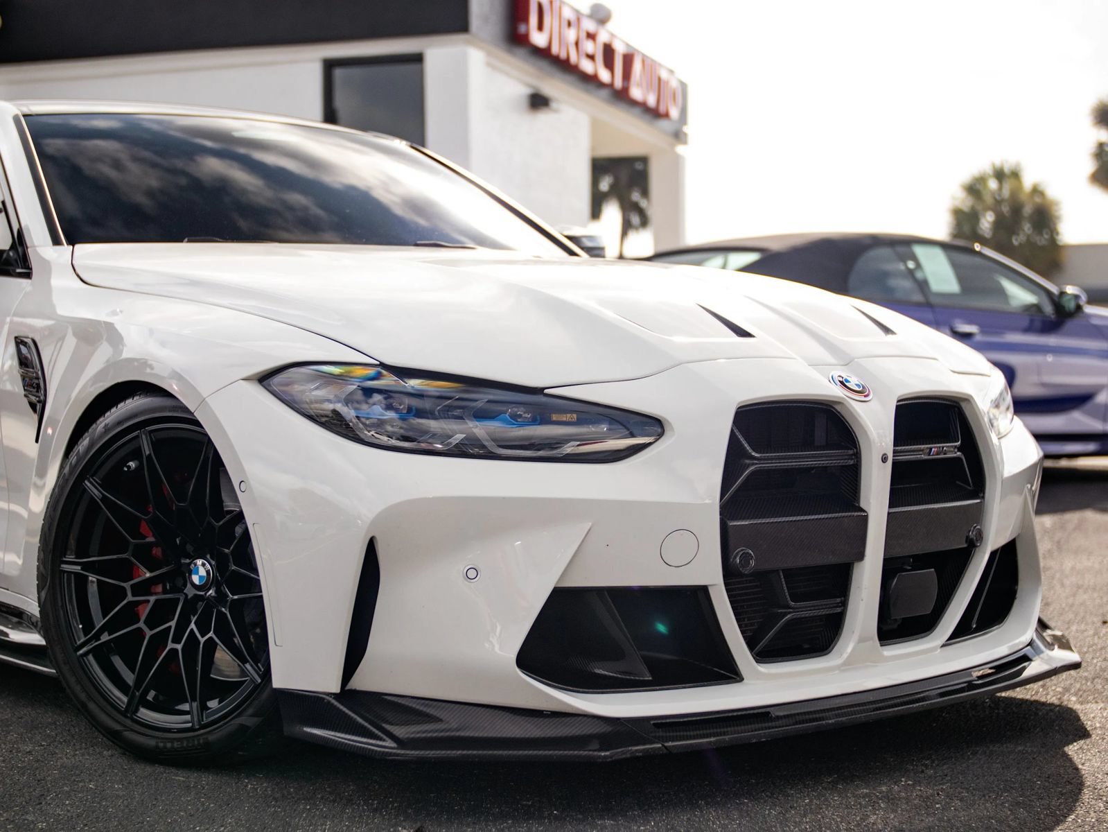 Used 2021 BMW M4 Competition w/ M Carbon Exterior Package RWD image 3