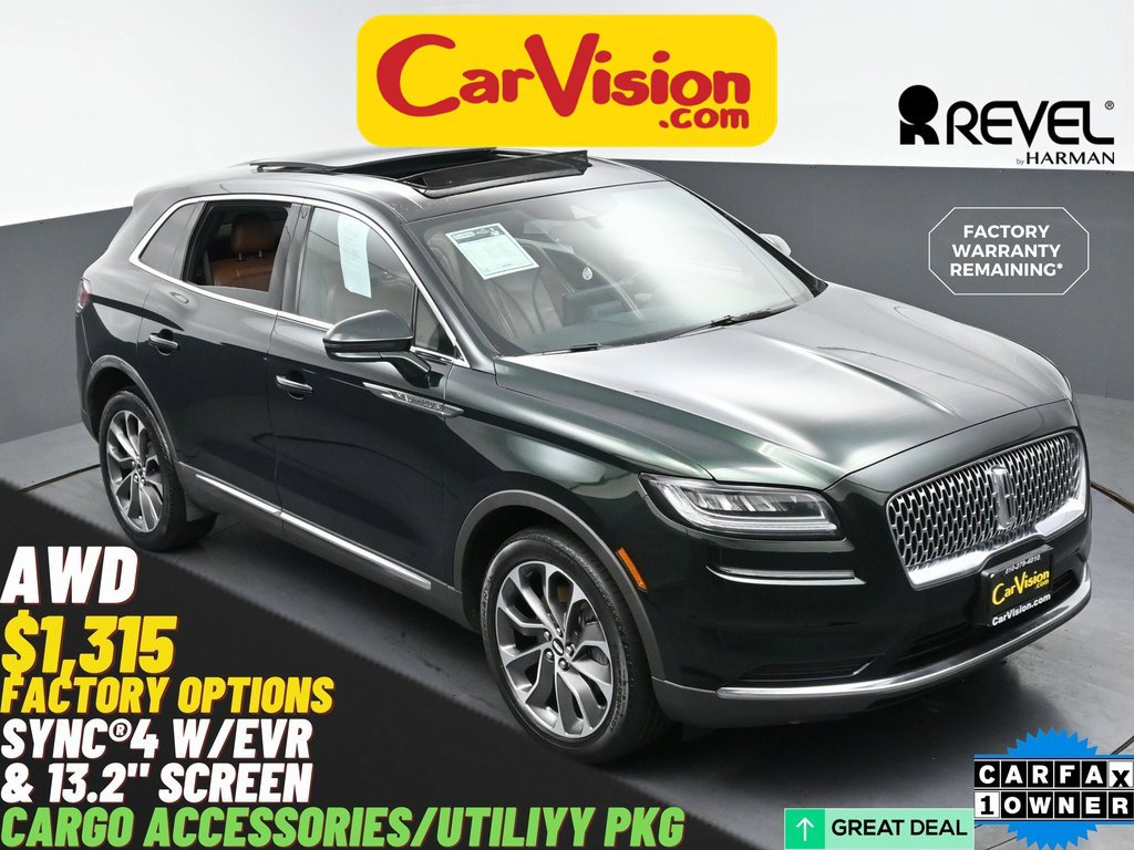Used 2021 Lincoln Nautilus Reserve w/ Cargo Utility Package