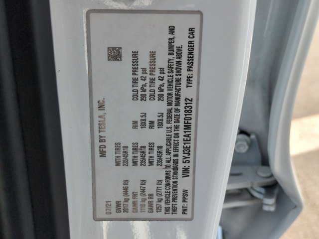 Used 2021 Tesla Model 3 Standard Range Plus RWD image 25