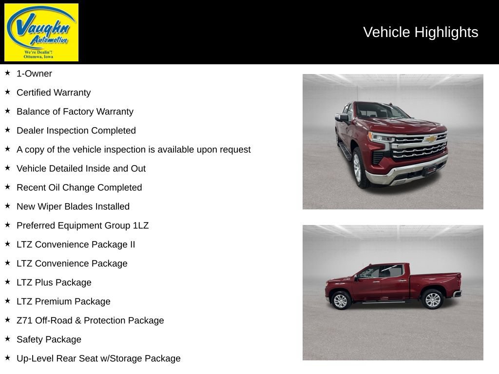 Used 2022 Chevrolet Silverado 1500 LTZ w/ LTZ Premium Package AWD/4WD video 2