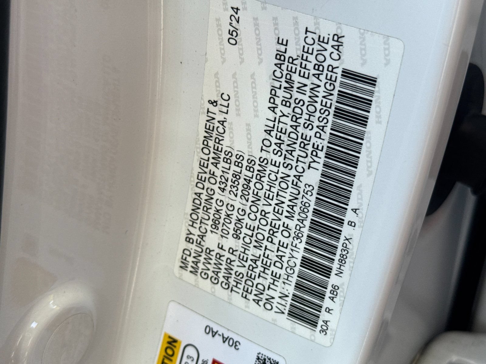 Used 2024 Honda Accord EX image 27