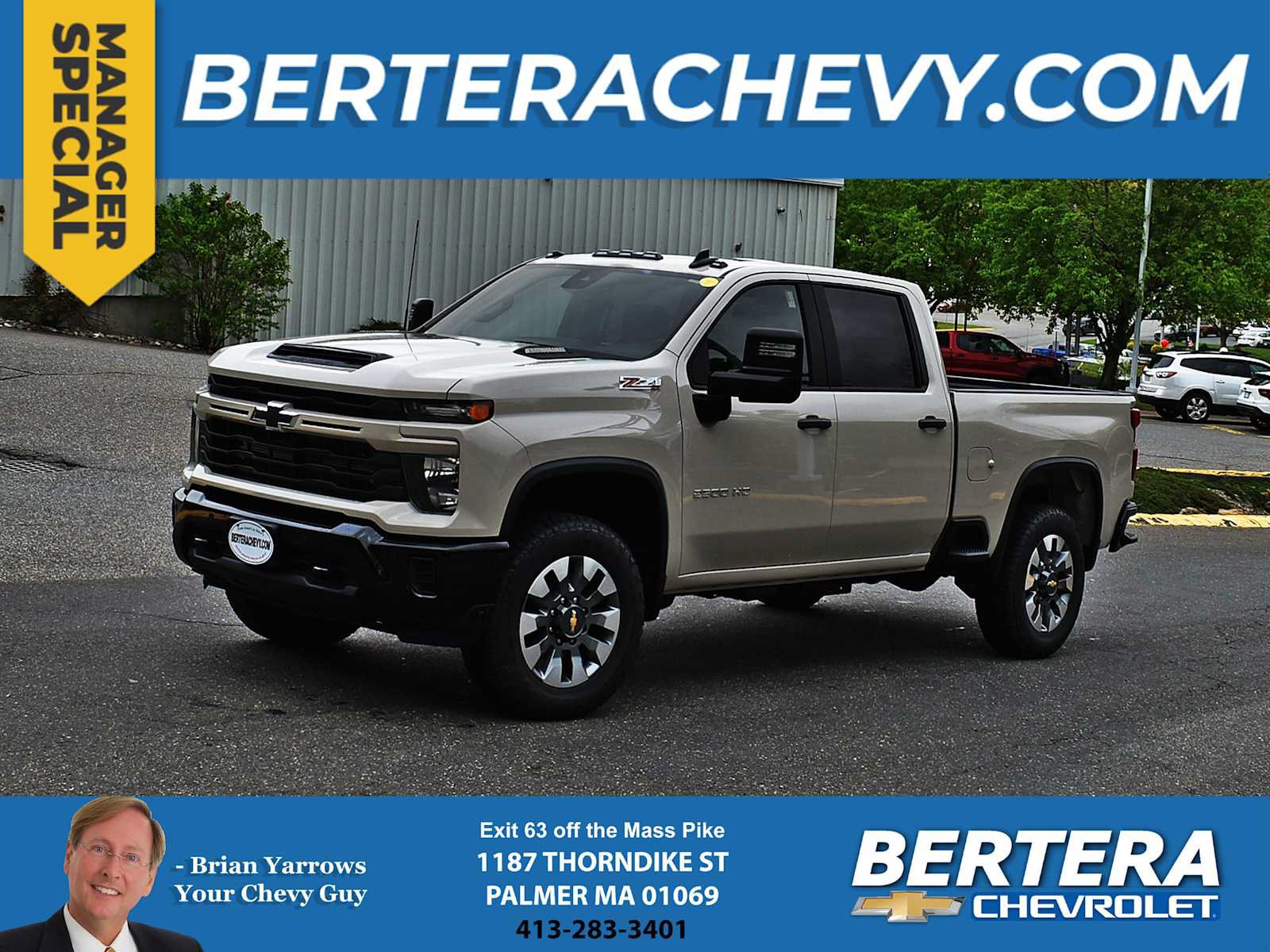 New 2026 Chevrolet Silverado 2500 Custom w/ Custom Value Package AWD/4WD image 1
