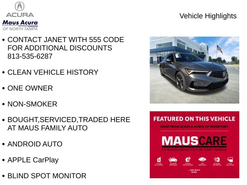 Used 2024 Acura Integra A-Spec FWD image 8