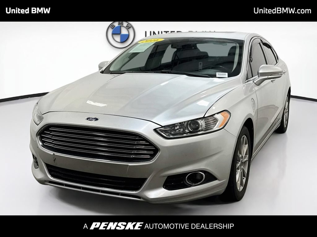 Used 2016 Ford Fusion Energi Titanium w/ Driver Assist Package FWD image 1