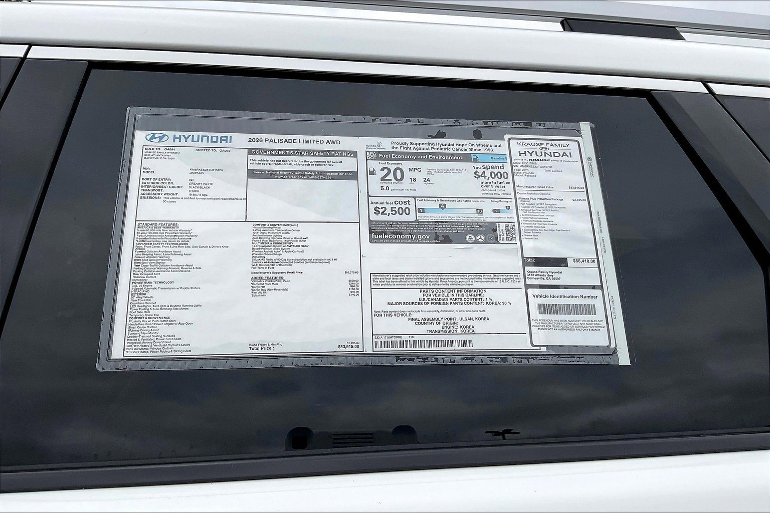 New 2026 Hyundai Palisade Limited image 14