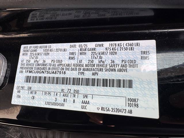 Used 2025 Ford Escape Active FWD image 19