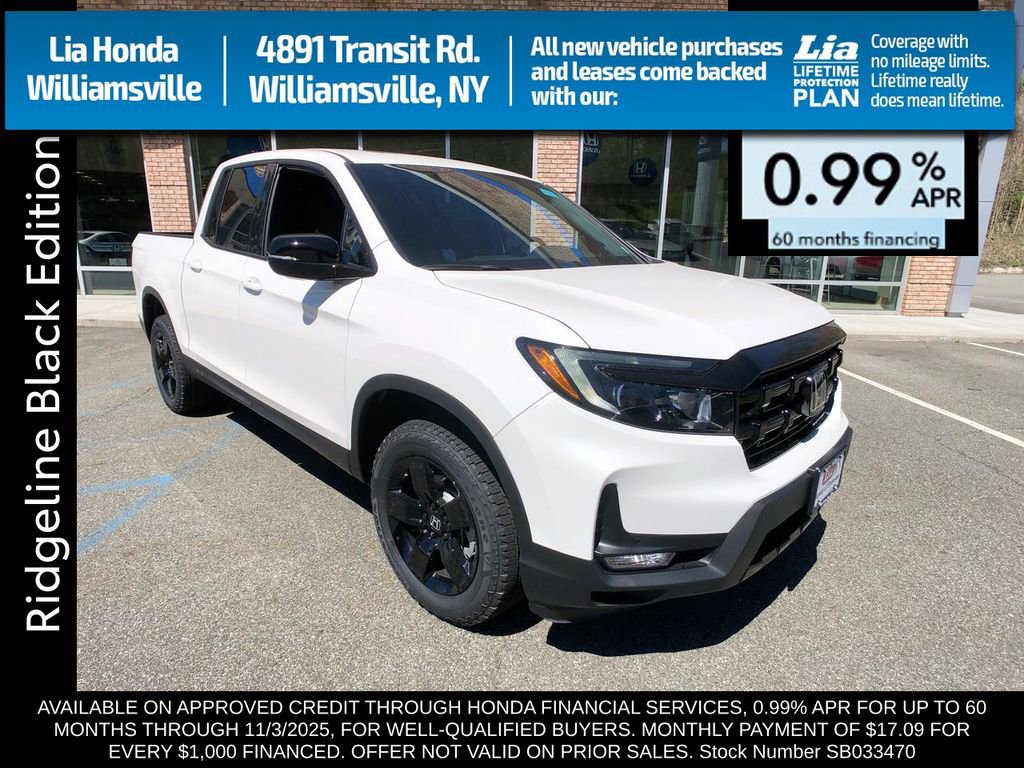 New 2025 Honda Ridgeline Black Edition