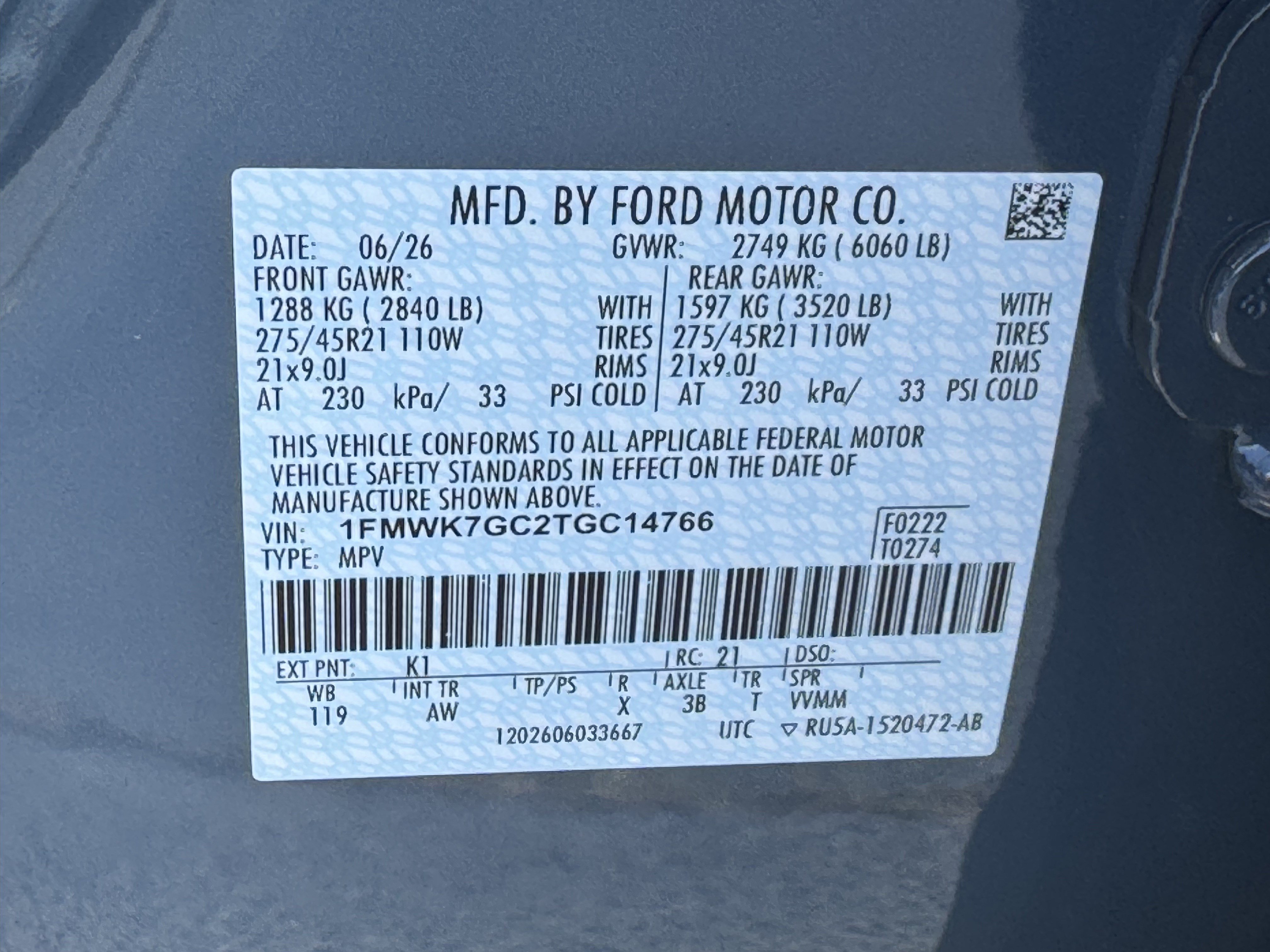 New 2026 Ford Explorer ST w/ Sun And Sound Package RWD image 39