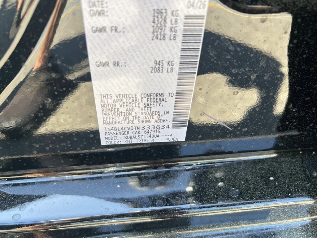 New 2026 Nissan Altima 2.5 SR FWD image 30
