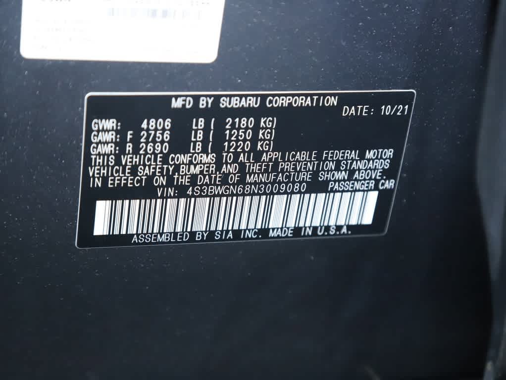 Certified 2022 Subaru Legacy Limited XT AWD/4WD image 21