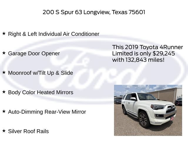 Used 2019 Toyota 4Runner Limited AWD/4WD image 21