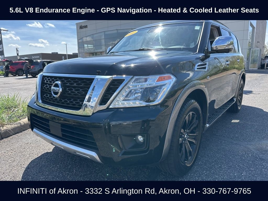Used 2017 Nissan Armada Platinum w/ Captain Seat Package AWD/4WD image 1