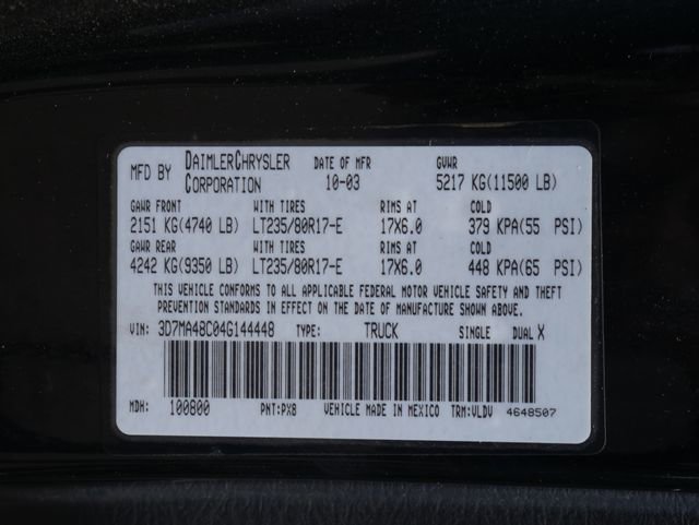 Used 2004 Dodge Ram 3500 Truck SLT w/ Sport Appearance Group RWD image 24
