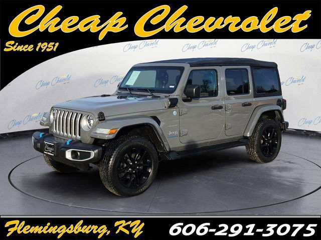 Used 2023 Jeep Wrangler Sahara 4xe w/ Cold Weather Group image 1