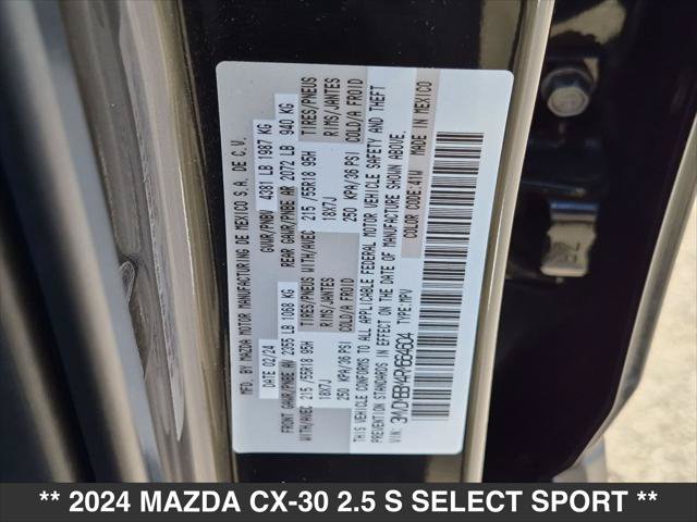 Used 2024 MAZDA CX-30 AWD 2.5 S w/ Select Sport Pkg image 23