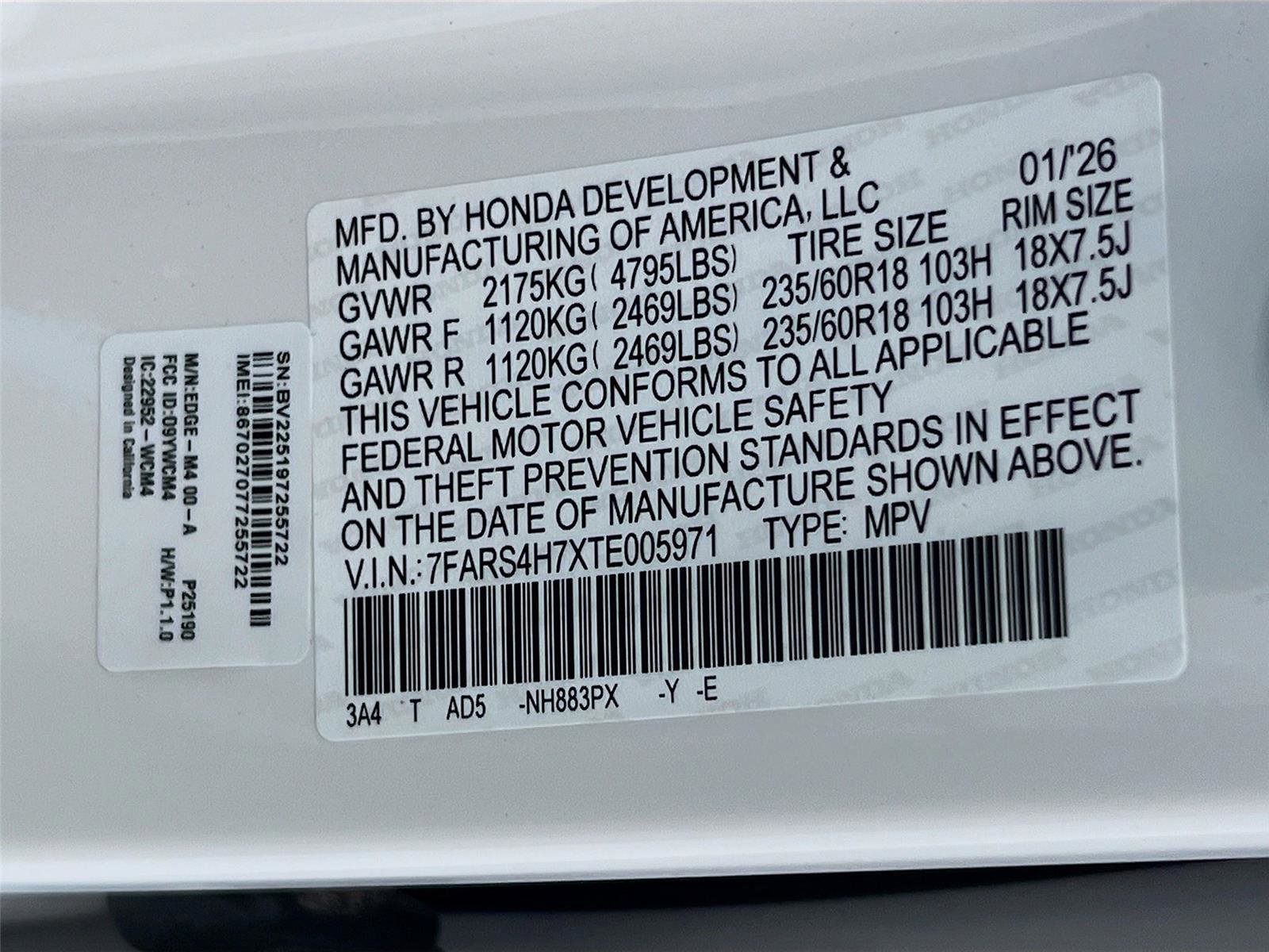 New 2026 Honda CR-V EX-L image 30