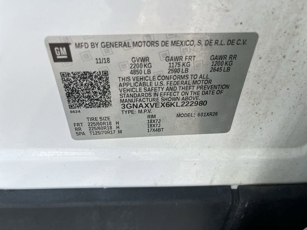 Used 2019 Chevrolet Equinox LT w/ Sun & Navigation Package image 33