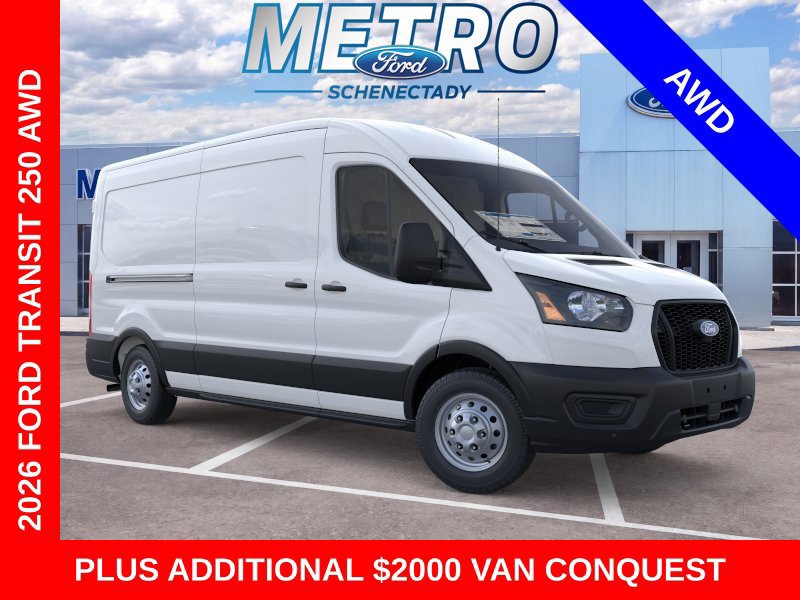 New 2026 Ford Transit 250 148 Medium Roof Extended AWD w/ Load Area Protection Package image 1