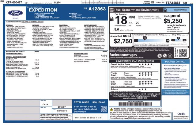 New 2026 Ford Expedition Tremor image 42
