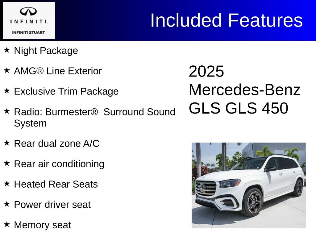 Used 2025 Mercedes-Benz GLS 450 4MATIC image 3