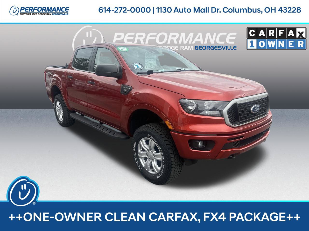 Used 2019 Ford Ranger XLT w/ FX4 Off-Road Package
