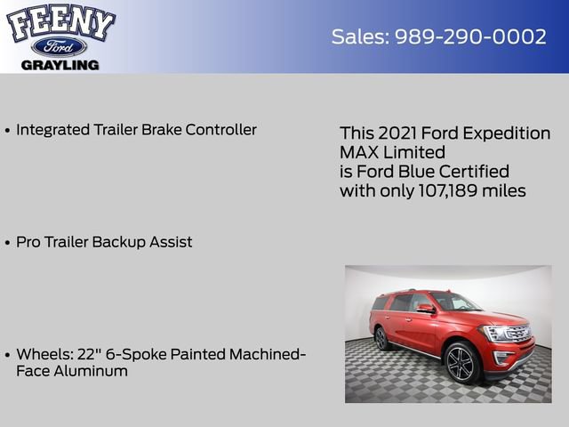 Used 2021 Ford Expedition Max Limited AWD/4WD image 28