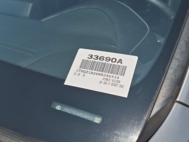 Used 2021 Lexus IS 350 F Sport w/ Accessory Package 2 RWD image 18