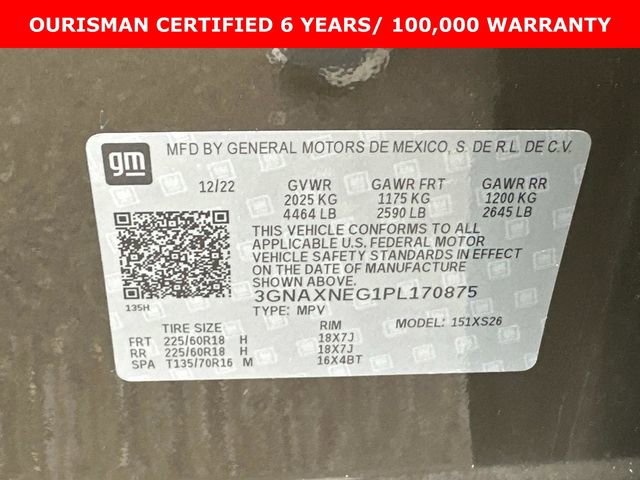 Certified 2023 Chevrolet Equinox Premier FWD image 31