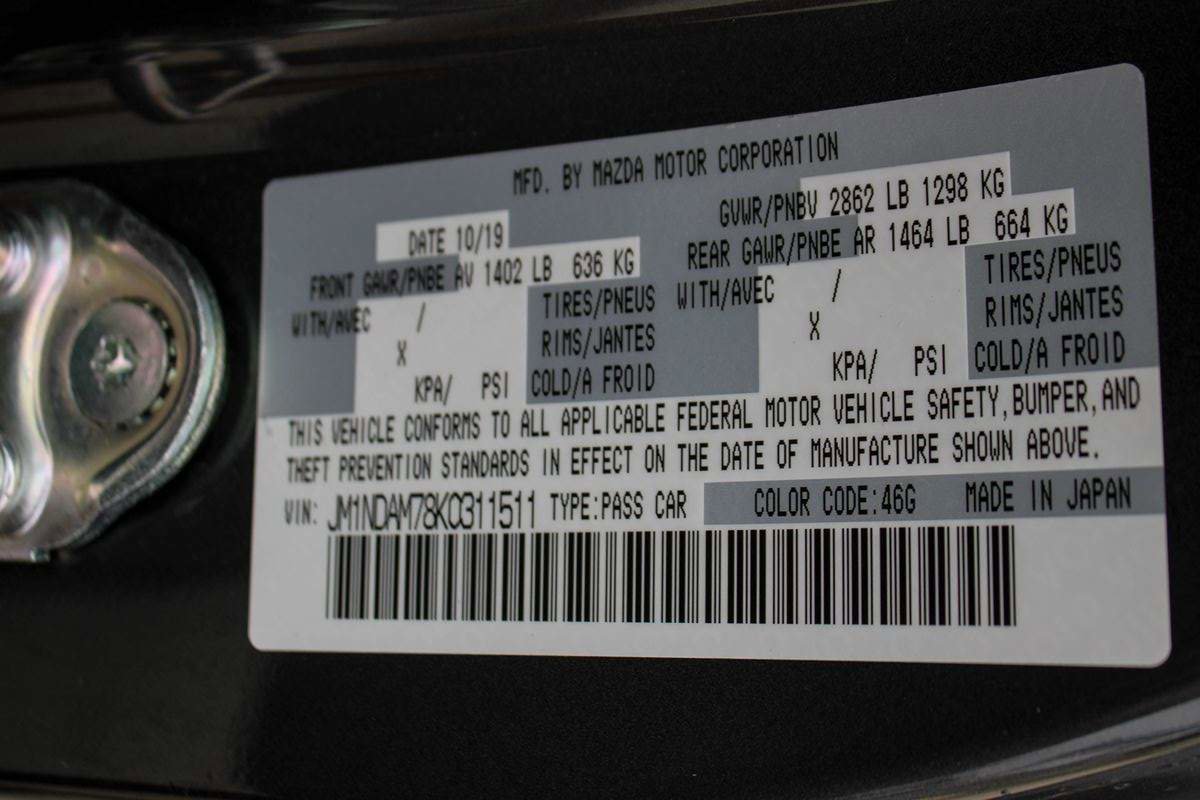 Used 2019 MAZDA MX-5 Miata RF Grand Touring RWD image 38