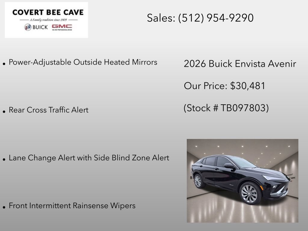 New 2026 Buick Envista Avenir FWD image 12