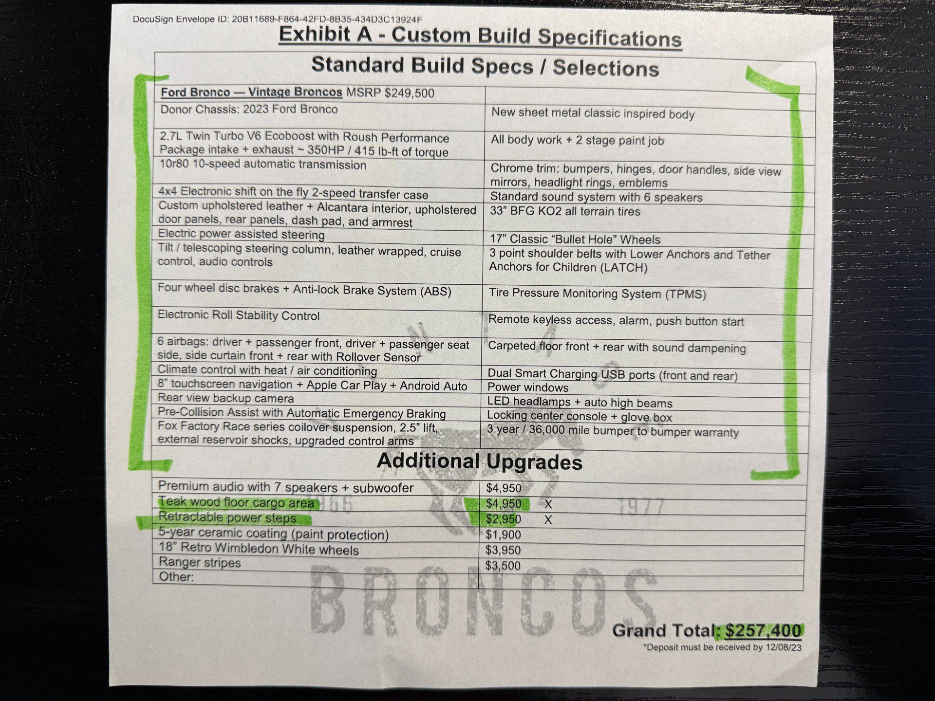 Used 2023 Ford Bronco Black Diamond image 65