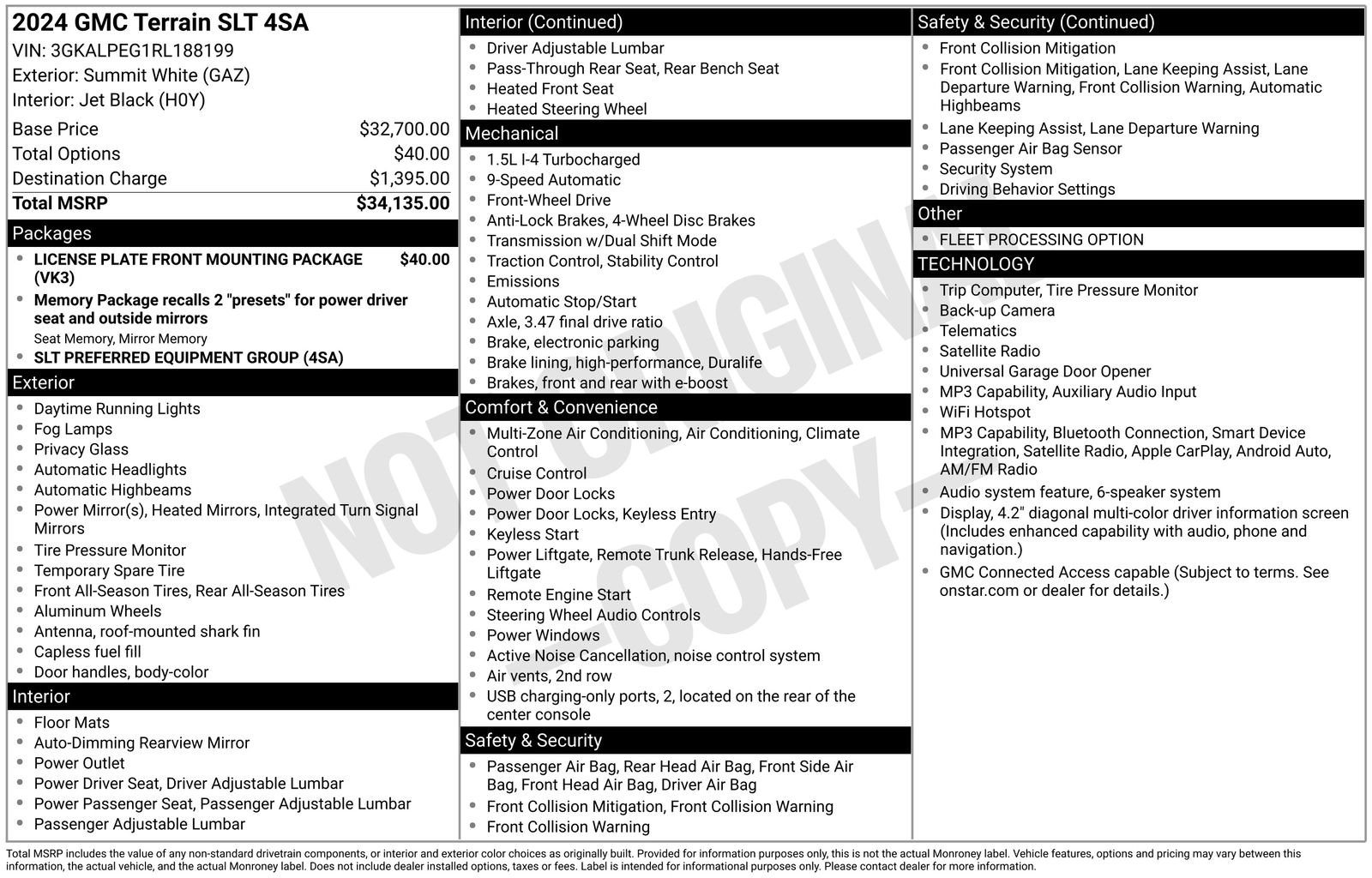 Used 2024 GMC Terrain SLT FWD image 26