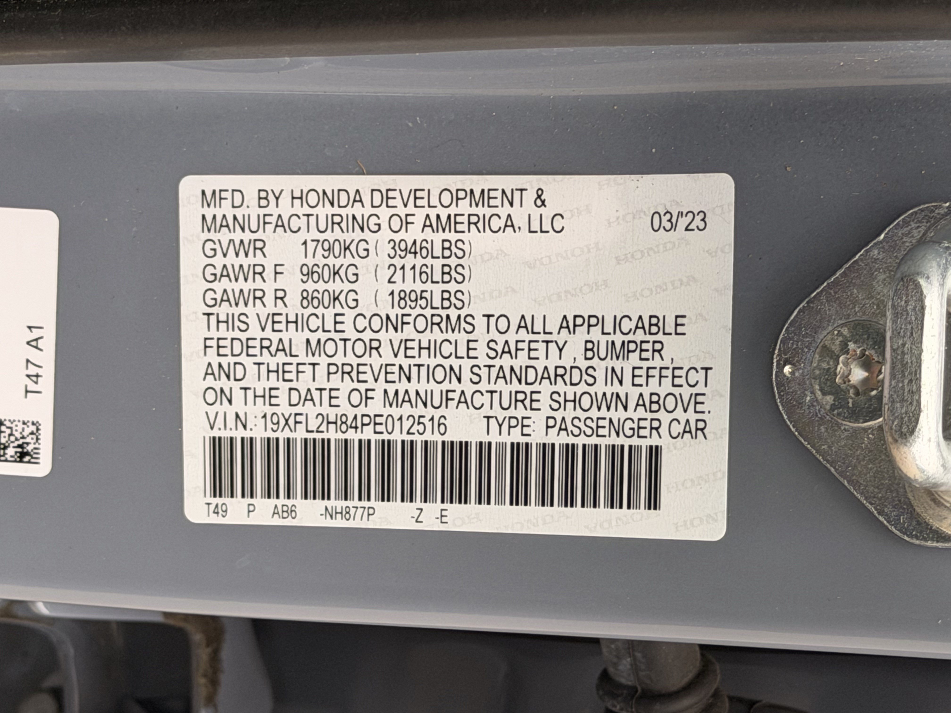 Certified 2023 Honda Civic Sport image 29
