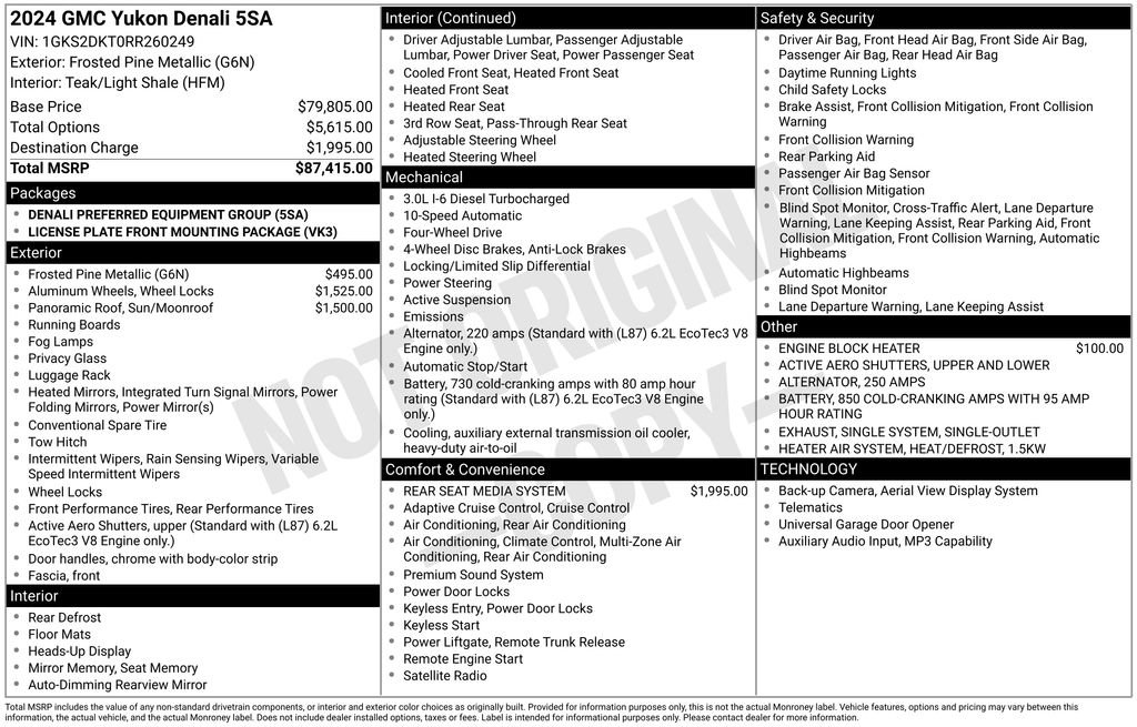 Certified 2024 GMC Yukon Denali image 4