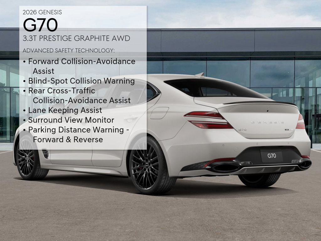 New 2026 Genesis G70 3.3T Prestige AWD/4WD image 7