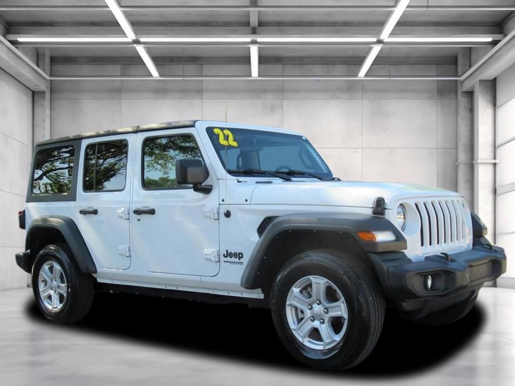 Certified 2022 Jeep Wrangler Unlimited Sport AWD/4WD image 1