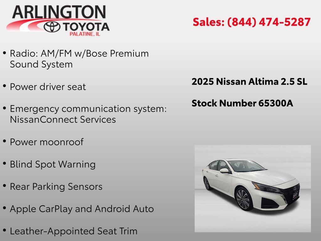 Used 2025 Nissan Altima 2.5 SL FWD image 2