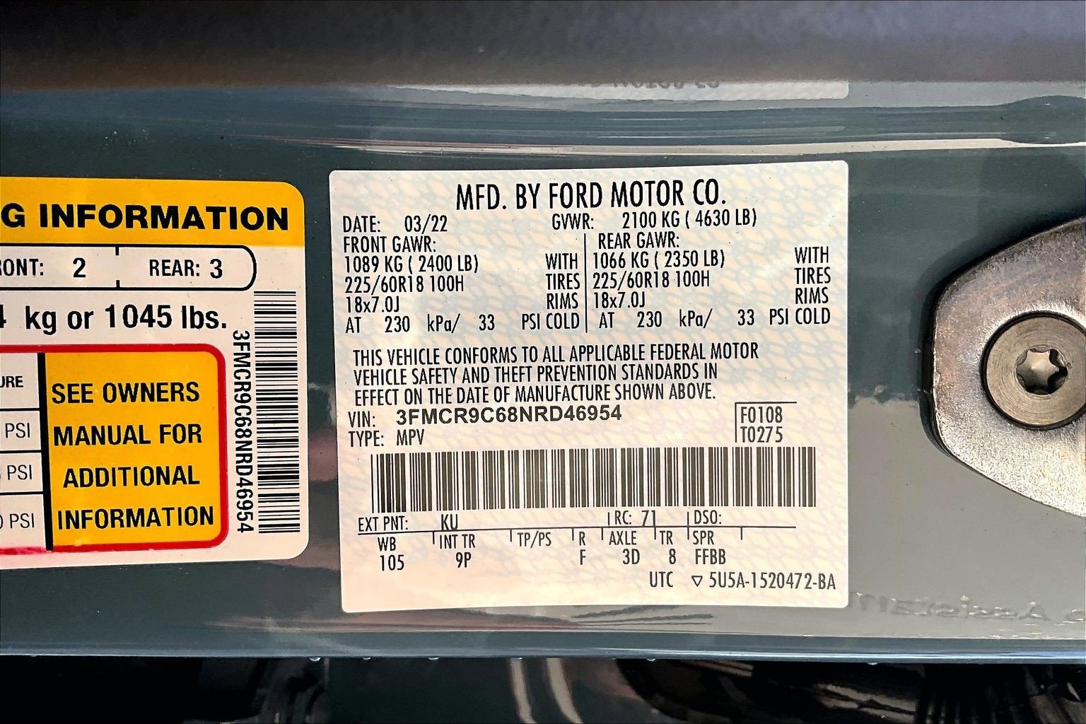 Used 2022 Ford Bronco Sport Outer Banks w/ Tech Package image 35