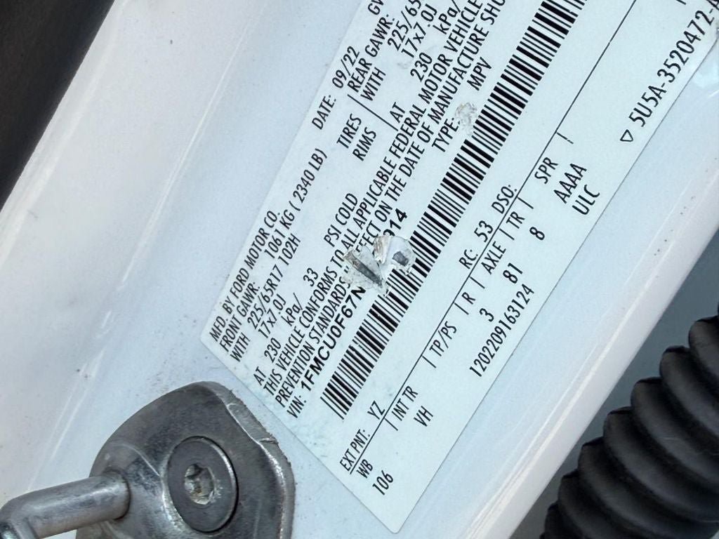 Used 2022 Ford Escape S FWD image 24