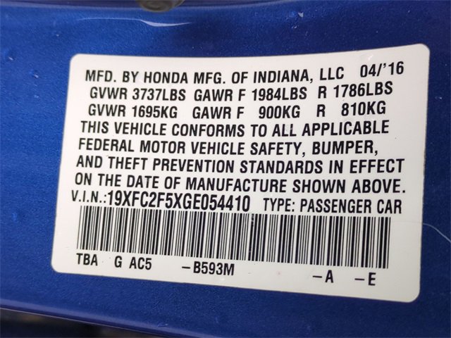 Used 2016 Honda Civic LX image 23