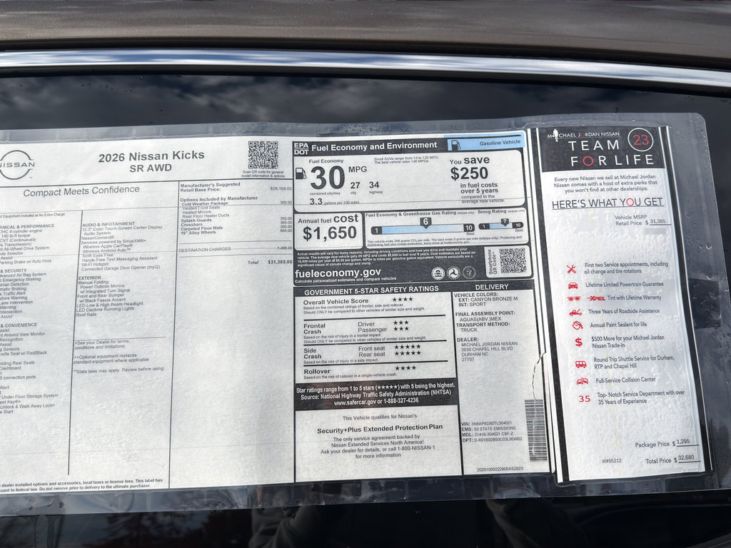 New 2026 Nissan Kicks SR w/ Cold Weather Package image 12
